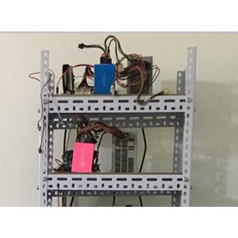 家用置物工作室裸机家机箱电架脑主板架用角KXB钢货搬砖主机架架