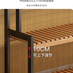 025新花架可移动带轮置物架阶客厅梯落地式 子阳台CSF 多层2花架款