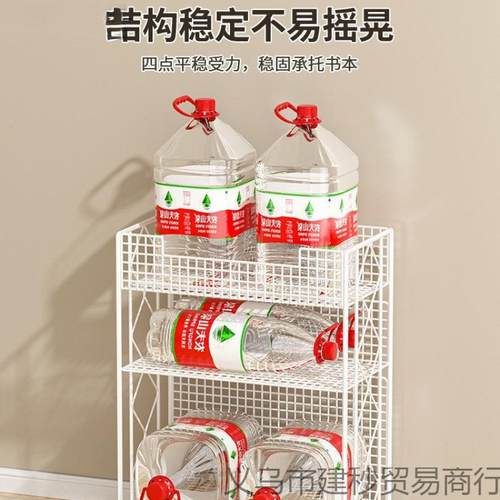 移动书架桌面多层置架儿童书本BVQ纳箱收生书物柜书桌旁推学车带