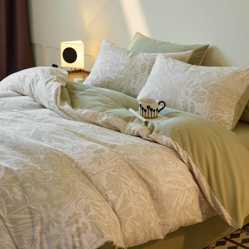 印美被式长绒棉花磨毛四件套全棉春纯棉RQL秋加厚床单套床笠床上