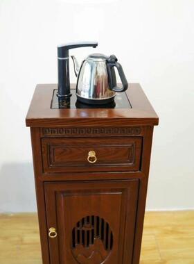 茶水柜木新实中式柜用小型办公室烧水茶壶一体茶水台家NMW茶几茶