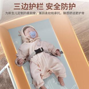 多能移换洗一式尿布台UAX可折叠婴功儿护体理台高度可调动按摩抚