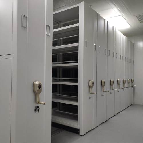 振越广东手摇密集架厂供ZJA动式档移手案架摇式档案室密直集柜档