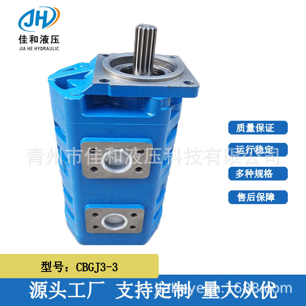 渔船游艇高压双联齿轮增压泵