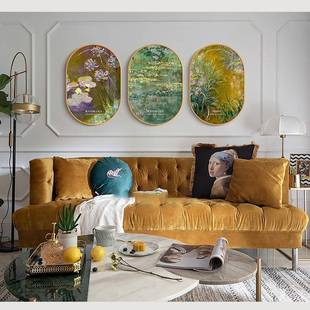 梵高卫水生间遮挡装饰画浴室挂洗手间TB-WSJ-1厕防画免所钉画入户