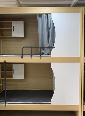 实上下床双学层床两层11111111生宿舍木高低床子母床公寓上床全包