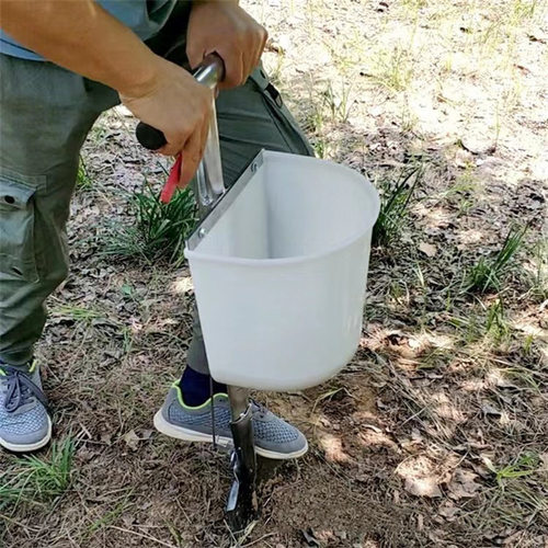 硬地尖头施肥铲农用干粉颗粒施肥追肥器多功能果树施肥器点肥器