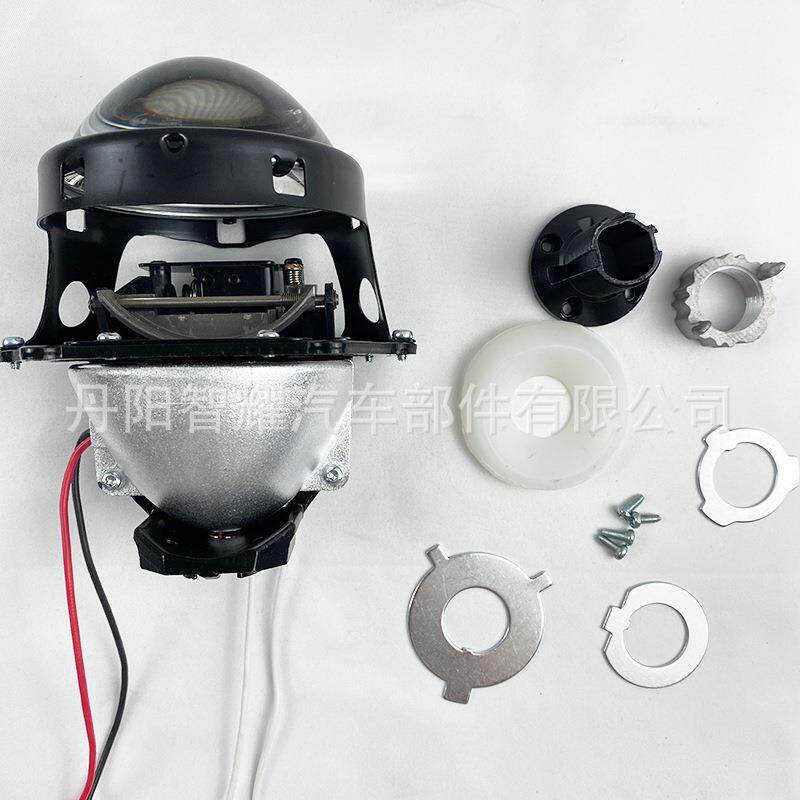 汽车LED大灯3寸LED双光镜无损安装4H79QQCH透0059006远近一体45W