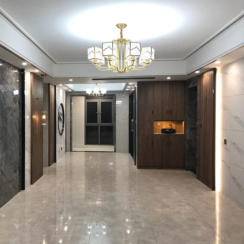 新中式吊灯客厅灯全铜灯具中