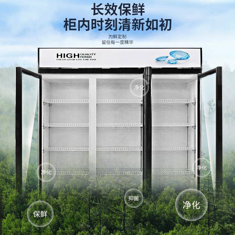 麦门丰饮料啤酒柜商用立87567式单门冷柜藏展示柜超双开保鲜市
