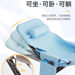 速发可批人午折叠椅休午睡椅办公室休闲靠背椅户外台乘凉懒躺沙