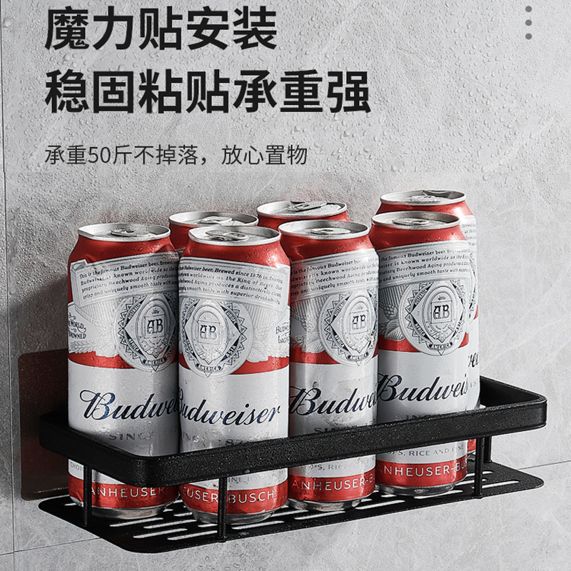 速发免打孔浴室架子厕所洗手间洗漱台用品墙上三角收纳架