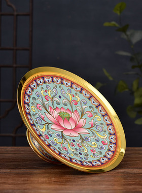 速发供佛香炉家用室内供奉观音仙家莲花水果杯供水杯圣盘佛具用品