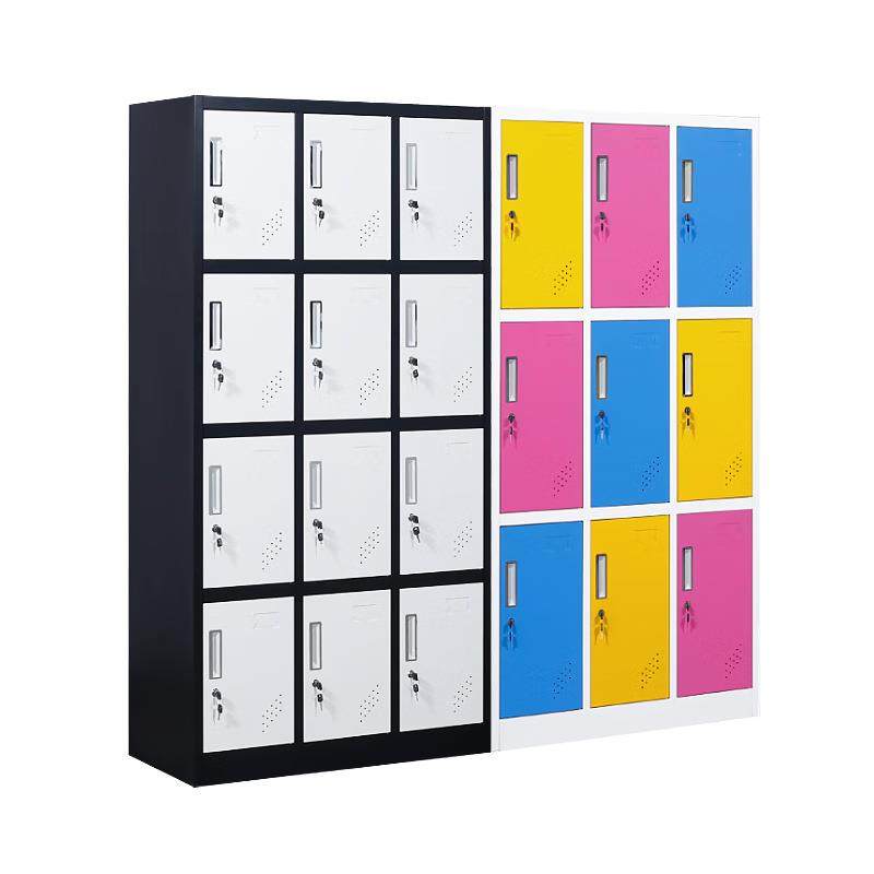 宿舍更衣柜员工柜多门健身房储物柜铁皮拆装更衣柜钢制彩色更衣柜,商业/办公家具,办公储物柜,淘宝优惠券,粉丝福利购,淘宝优惠卷