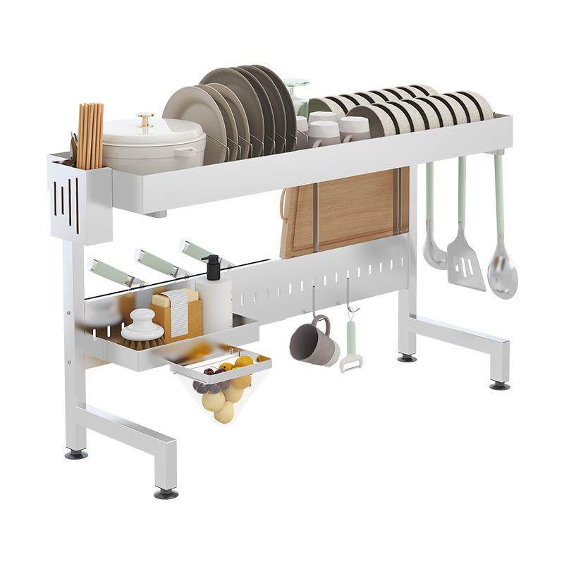 伸缩厨房置物架碗碟收纳架碗盘沥水架碗筷收纳架碗碟收纳架碗碟架,厨房/烹饪用具,抹布架/厨房清洁收纳架,淘宝优惠券,粉丝福利购,淘宝优惠卷