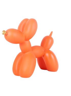 彩色气球狗摆件客厅电视柜办公桌摆件室内树脂工艺品动物摆件