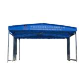 厂家大型户外移动伸缩推拉雨蓬过道悬空活动雨篷仓库物流遮阳蓬