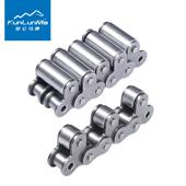 顶置滚轮链条08A 10A 12A内顶滚输送单排双排机械工程耐磨升级