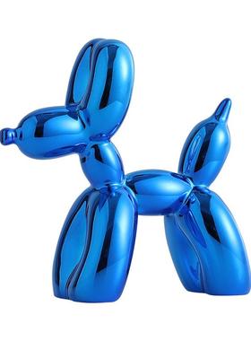 创意电镀迷你气球狗桌面小摆件客厅酒柜办公室家居装饰品简约摆设