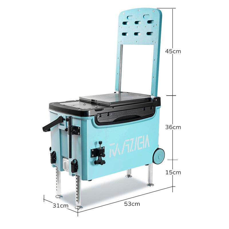 202新款带靠背坐垫超轻多功能全套釣魚箱钓鱼箱子源头好价钓箱
