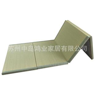 天然蔺草可折叠榻榻米垫子日式打地铺睡垫椰棕床垫塌塌米垫