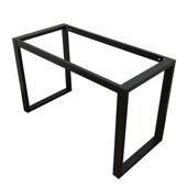 方管电脑桌架金属台脚吧台支架办公桌会议桌铁艺桌腿烤漆加厚材质