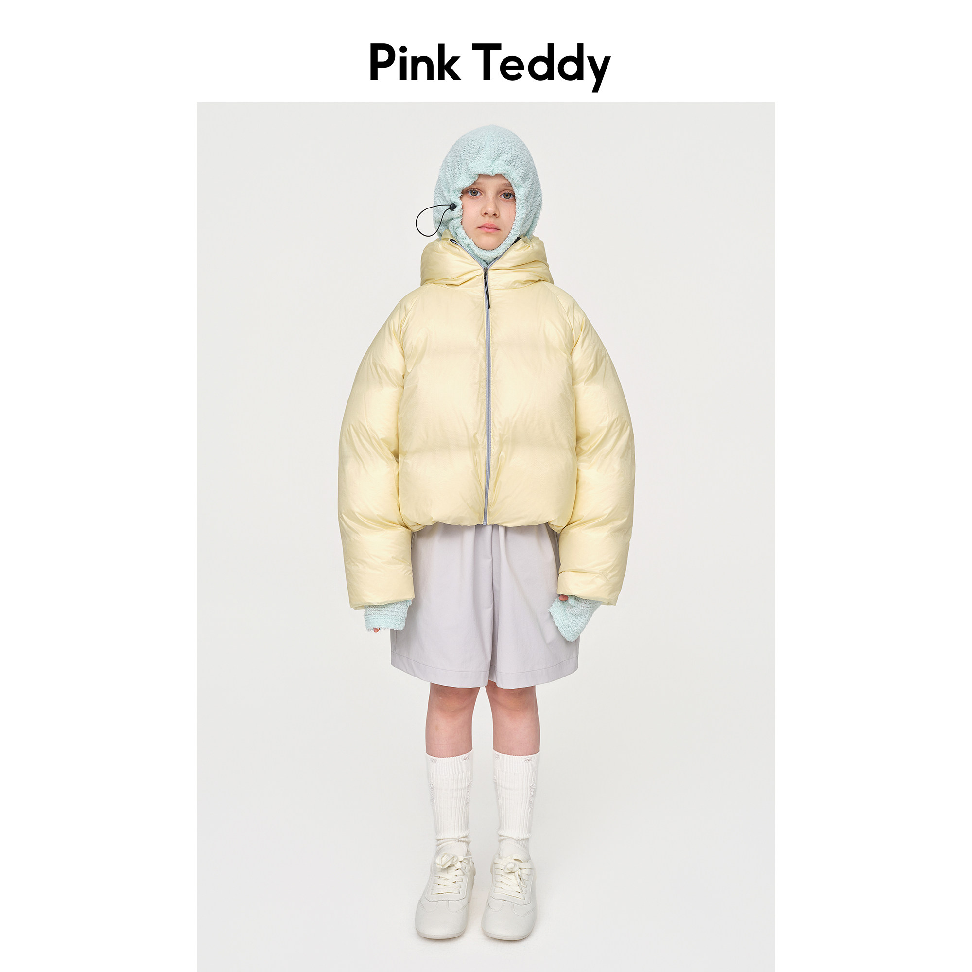 PinkTeddy童装女童黄色超轻羽绒服儿童冬季新款户外连帽短款外套,童装/婴儿装/亲子装,羽绒服,淘宝优惠券,粉丝福利购,淘宝优惠卷