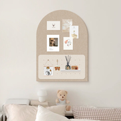 洞洞板毛毡墙贴照片墙h背景板软木墙板留言板挂墙饰品相片展示板