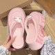 凉拖鞋 HelloKitty人字拖女外穿2025新款 超火厚底防滑防臭海边时尚