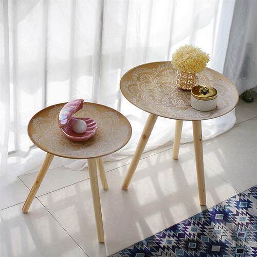 Coffee table living room balcony Small Round Table tea table