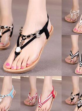 2024 summer shoes women lady sandals 41 女平底低跟凉鞋沙滩鞋