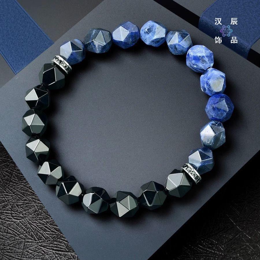 2024 Natural Sparrow Stone Beads Bracelet Men Women Zircon