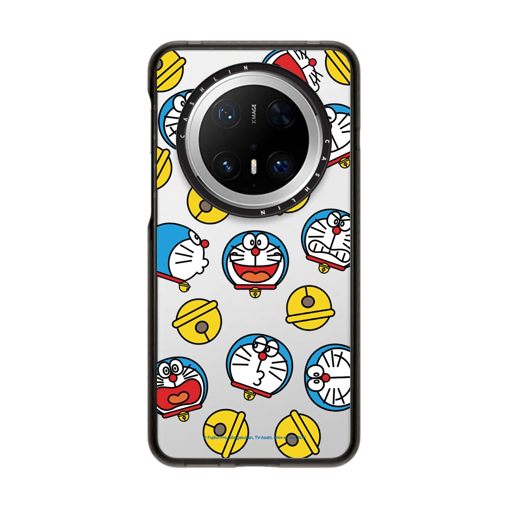 CASE联蓝色叮当猫适用于HUAWEI华为Mate70/Pro+网红明星同款小众透明手机壳防摔保护硬壳