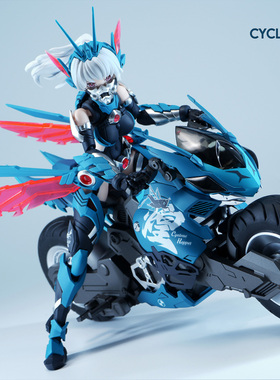 核能矩阵 飓风飞蝗 叶风婵 双素体关节可动机娘拼装模型手办