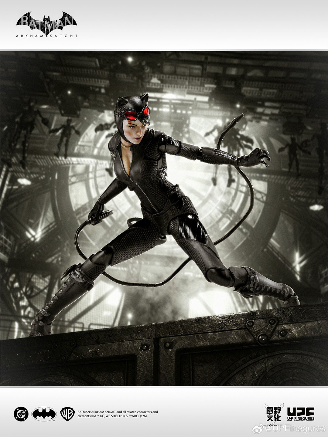 Arkham Knight Catwoman DC Kolleksiya Fiquru 1/12