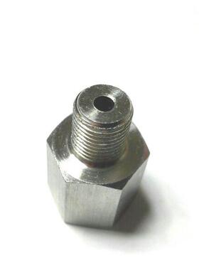 不锈钢变换接头 内螺纹m14x1.5 外螺纹m10x1 总长29mm 压力25mpa