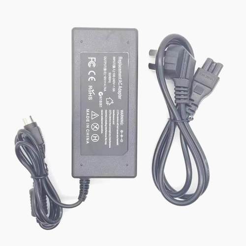 Getac神基X500笔记本型电脑充电器线19V4.74A四针圆孔电源适配器