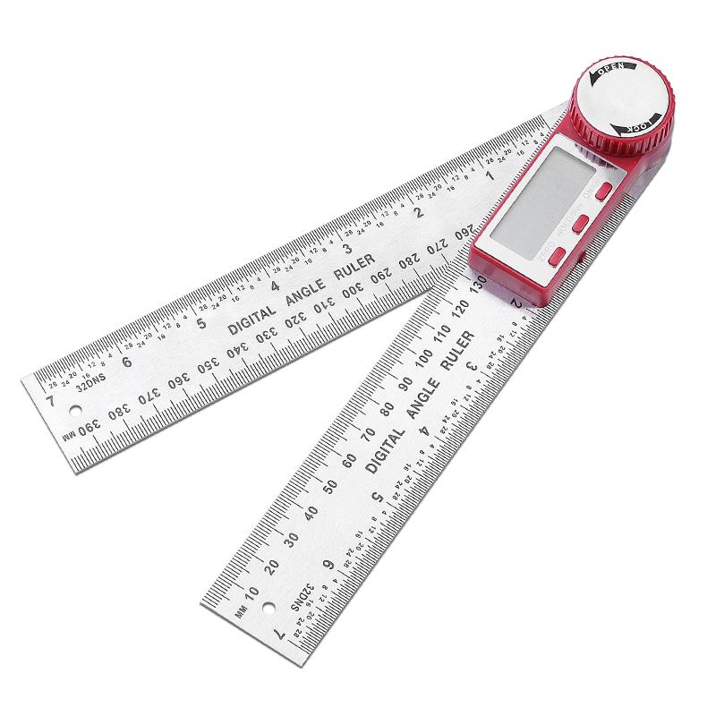 角度尺高精度量角器多功能万用数显测量仪90度直角异形折尺木工尺