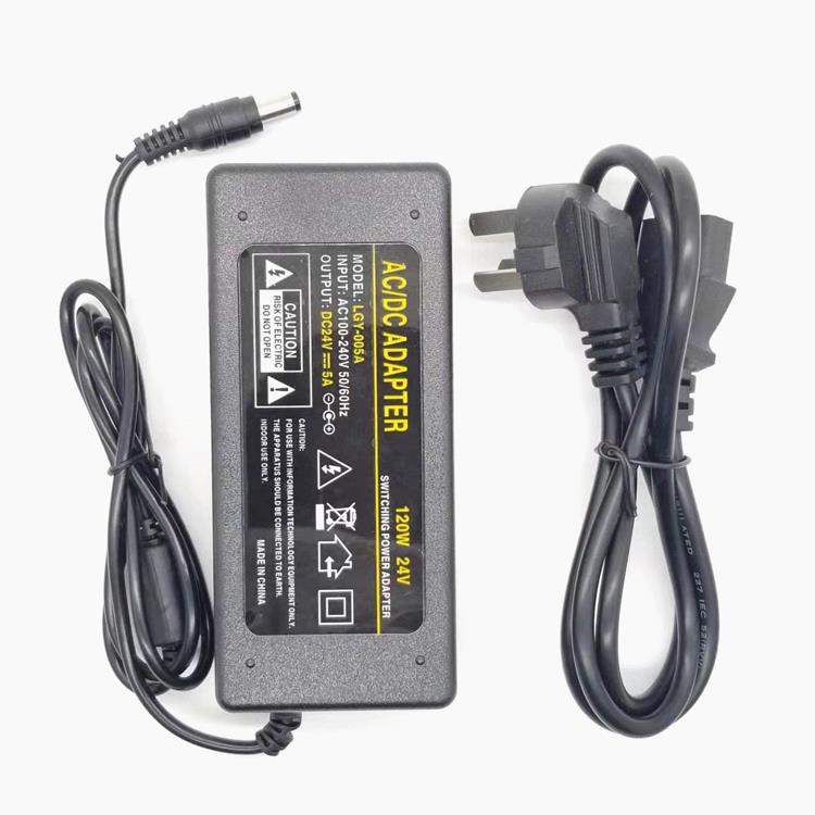 开关电源适配器24V5A 显示器220V转24V 直流监控交换机路由器通用