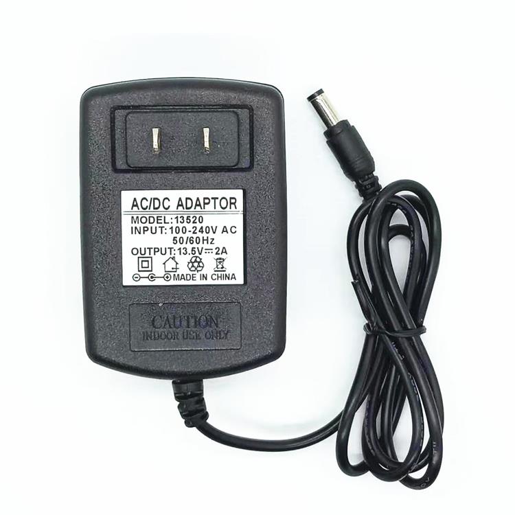13.5V2A充电器 通用 雅兰仕V8 V6多媒体有源音箱音响电源适配器线