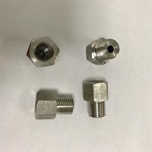 外螺纹G1 sus304不锈钢接头 内螺纹m11x1.25 转换接头 外六角