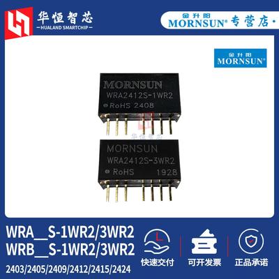 金升阳WRA/WRB2403S/2405S/2412S/2415S/2424S-1WR2/3WR2电源模块