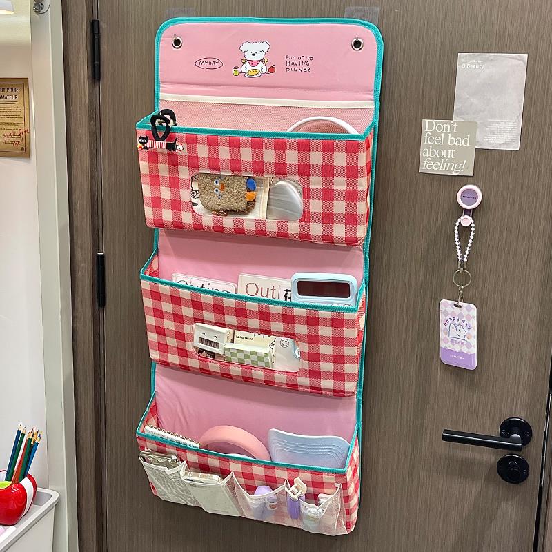 收纳挂袋墙上门后衣柜内衣收纳袋宿舍上铺置物架床上悬挂式置物袋