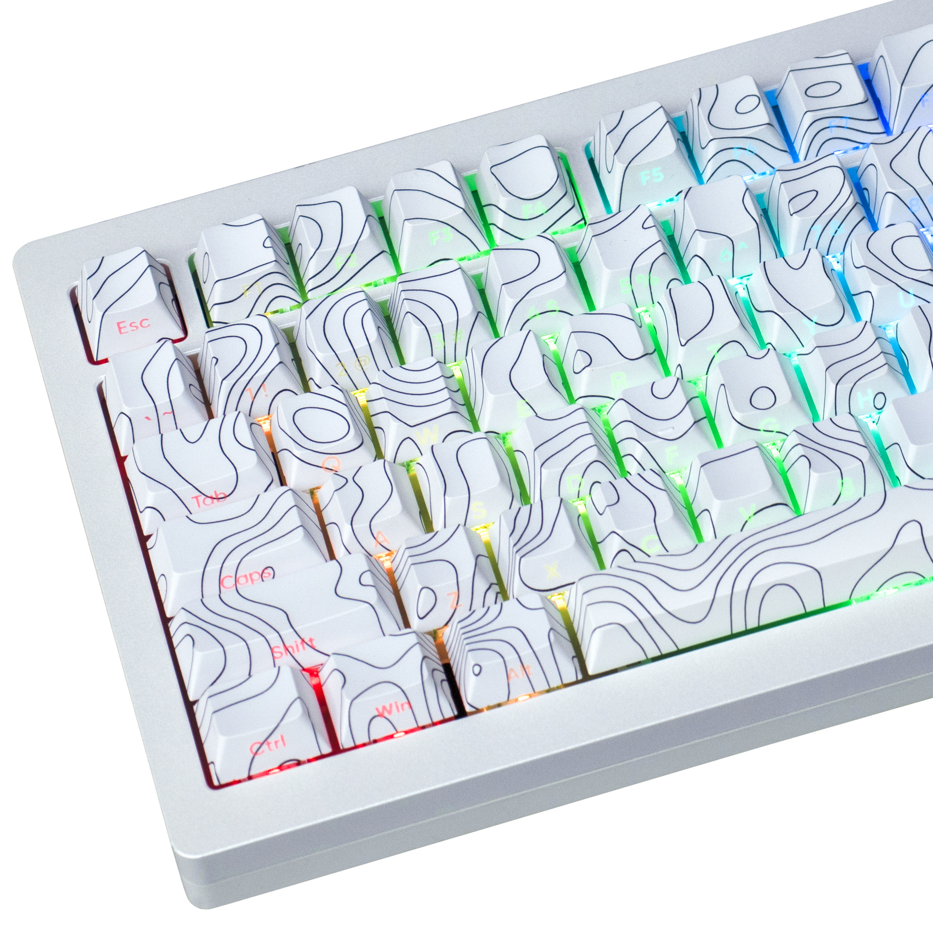 XVX《等高线》wooting侧刻键帽