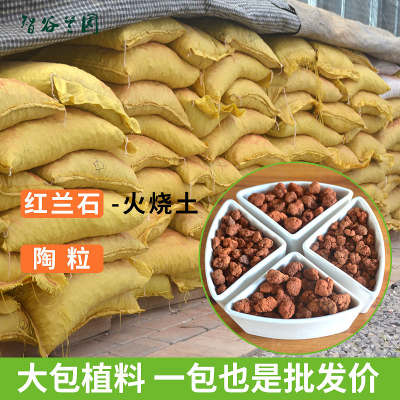 速发大包红土颗粒兰花专用植料营养花 花兰石火烧土兰红铺面 配料