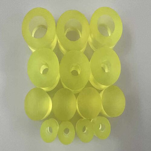 速发聚氨酯PU棒胶棒牛筋垫非标胶套缓冲减震耐磨防撞块加工