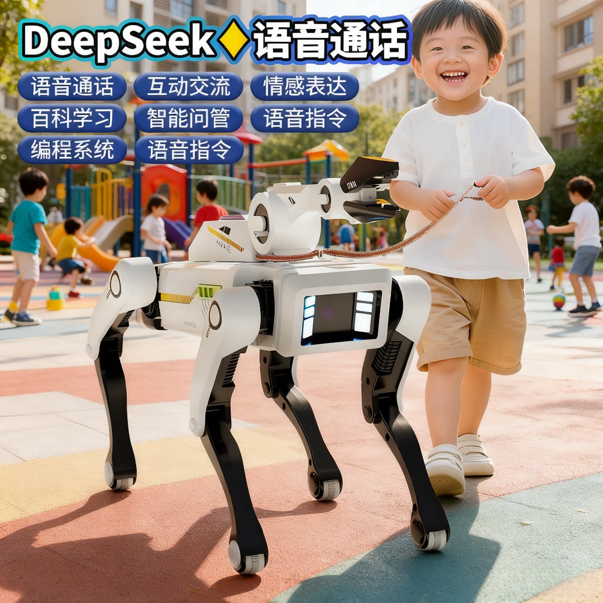 会说话的机器人智能对话遥控机器狗2026新款ai人工儿童玩具男孩小