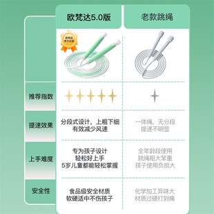 跳绳儿童小d学专用沙士式中小学生中考竞速跳神幼儿园初学专业提