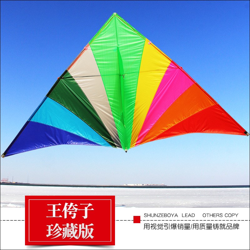 2025新品王侉子珍藏版t544软伞布纯碳杆微风大型成人好飞风筝图片