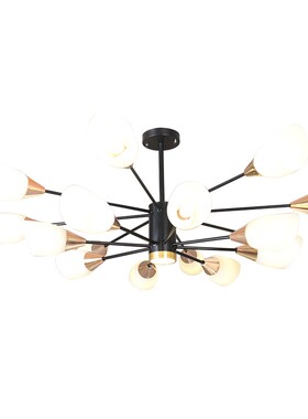 客厅吊灯北欧简约现代大气2u021年新款客厅灯创意卧室餐厅魔豆高